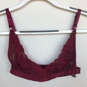 Burgundy Urban Outfitters bralette